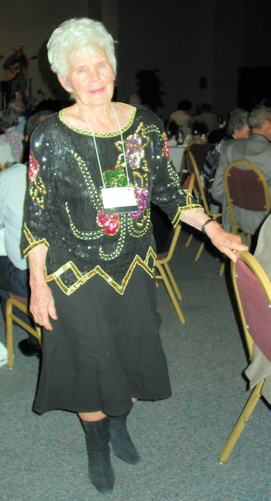 Evelyn Yates at the Friday Night Banquet